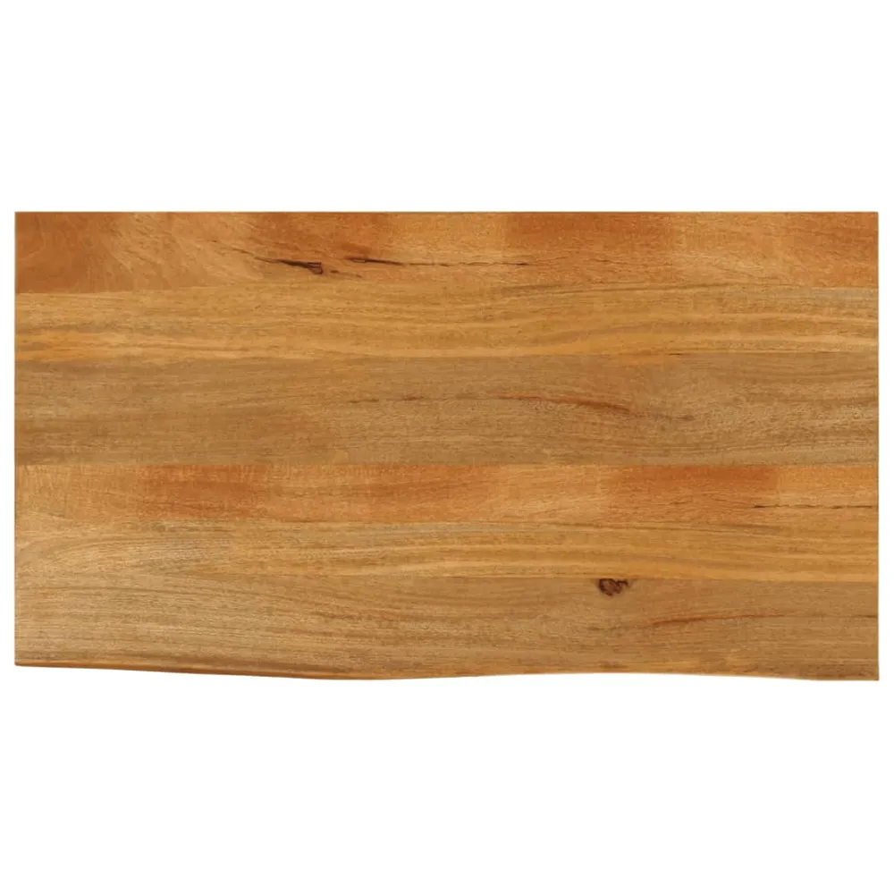 Blat de masă contur organic 110x60x3,8 cm lemn masiv de mango