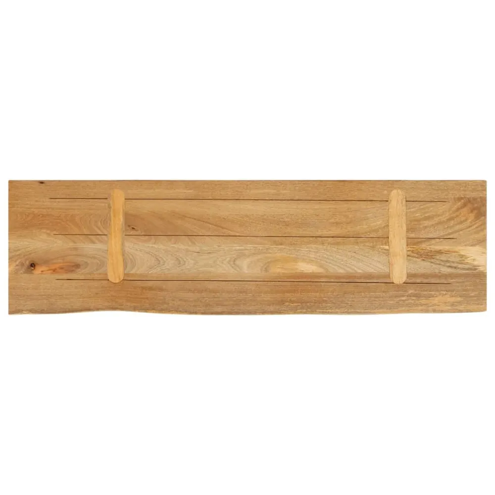 Blat de masă contur organic 120x30x2,5 cm lemn masiv de mango