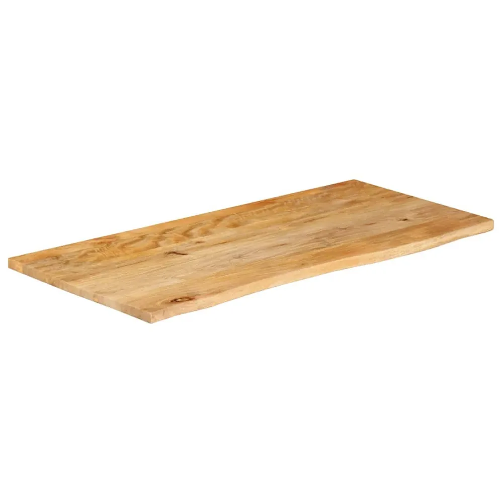 Blat de masă contur organic 120x60x2,5 cm, lemn masiv de pin