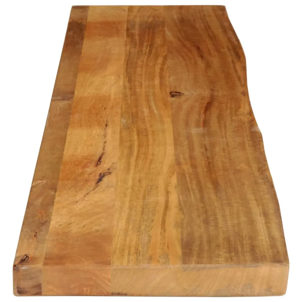 Blat de masă contur organic 180x40x3,8 cm lemn masiv de mango