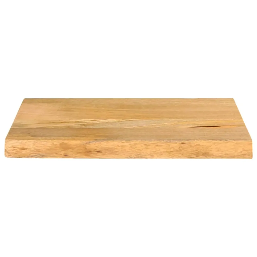 Blat de masă contur organic 50x40x2,5 cm lemn masiv de mango