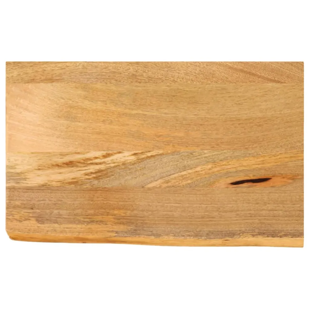 Blat de masă contur organic 60x20x3,8 cm lemn masiv de mango