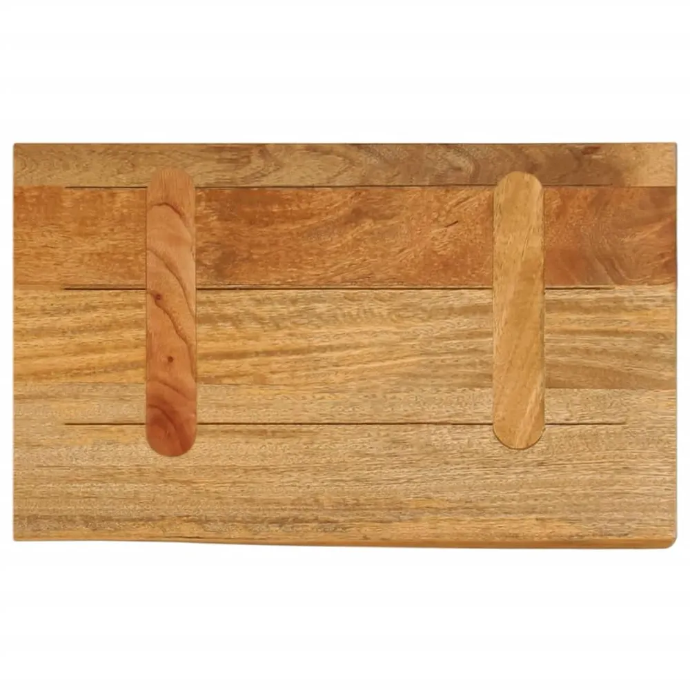 Blat de masă contur organic 60x40x3,8 cm lemn masiv de mango
