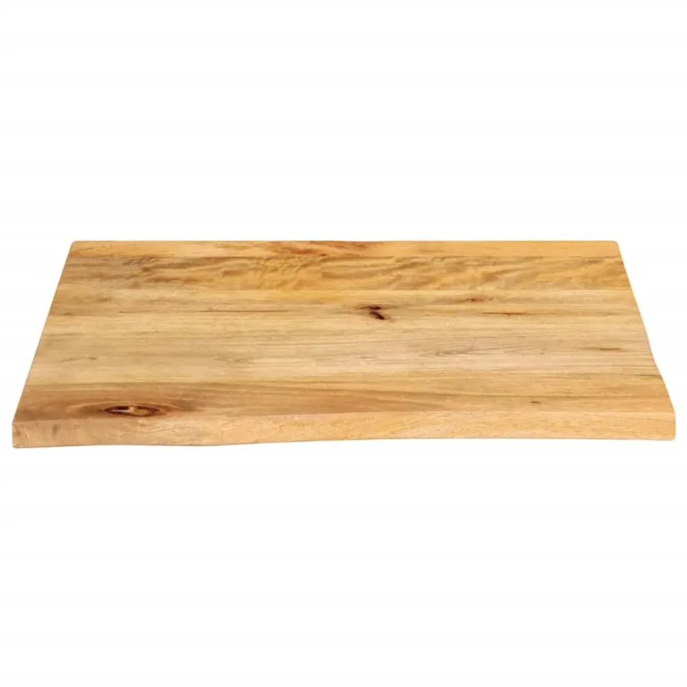 Blat de masă contur organic 60x60x2,5 cm lemn masiv de mango