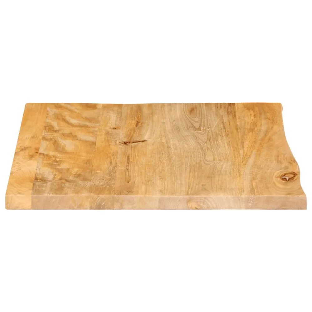 Blat de masă contur organic 60x60x2,5 cm lemn masiv de mango