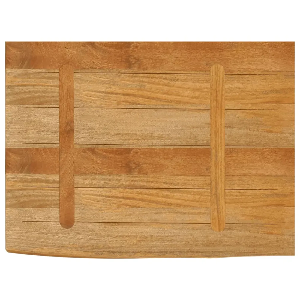 Blat de masă contur organic 70x60x3,8 cm lemn masiv de mango