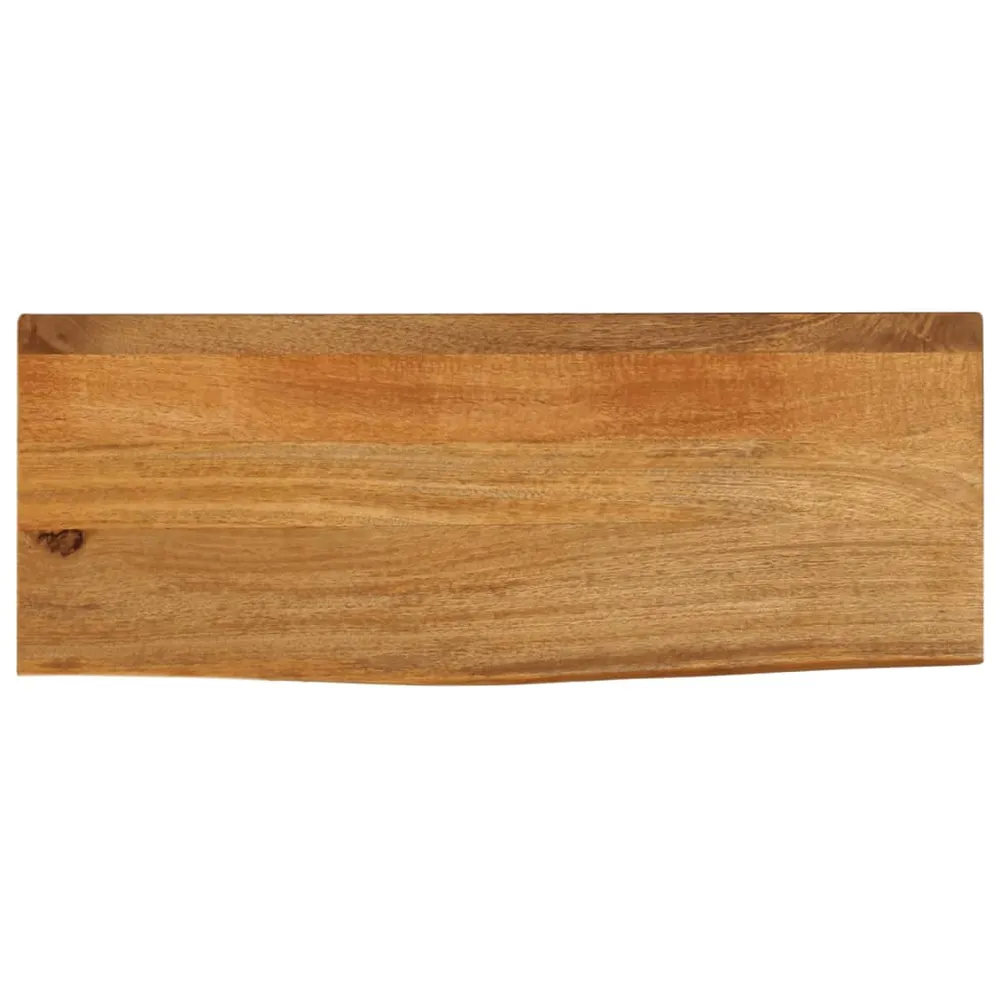 Blat de masă contur organic 80x30x3,8 cm lemn masiv de mango