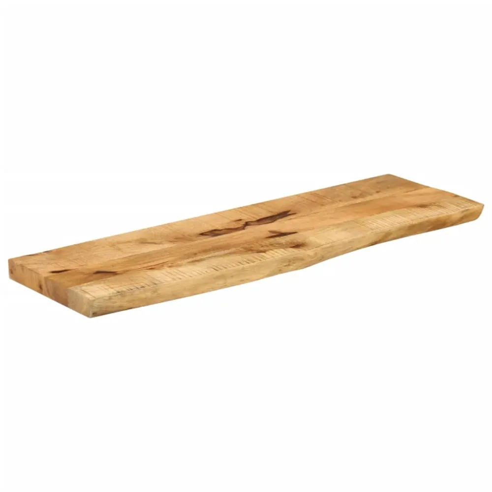 Blat de masă margine naturală, 120x30x3,8 cm, lemn masiv mango