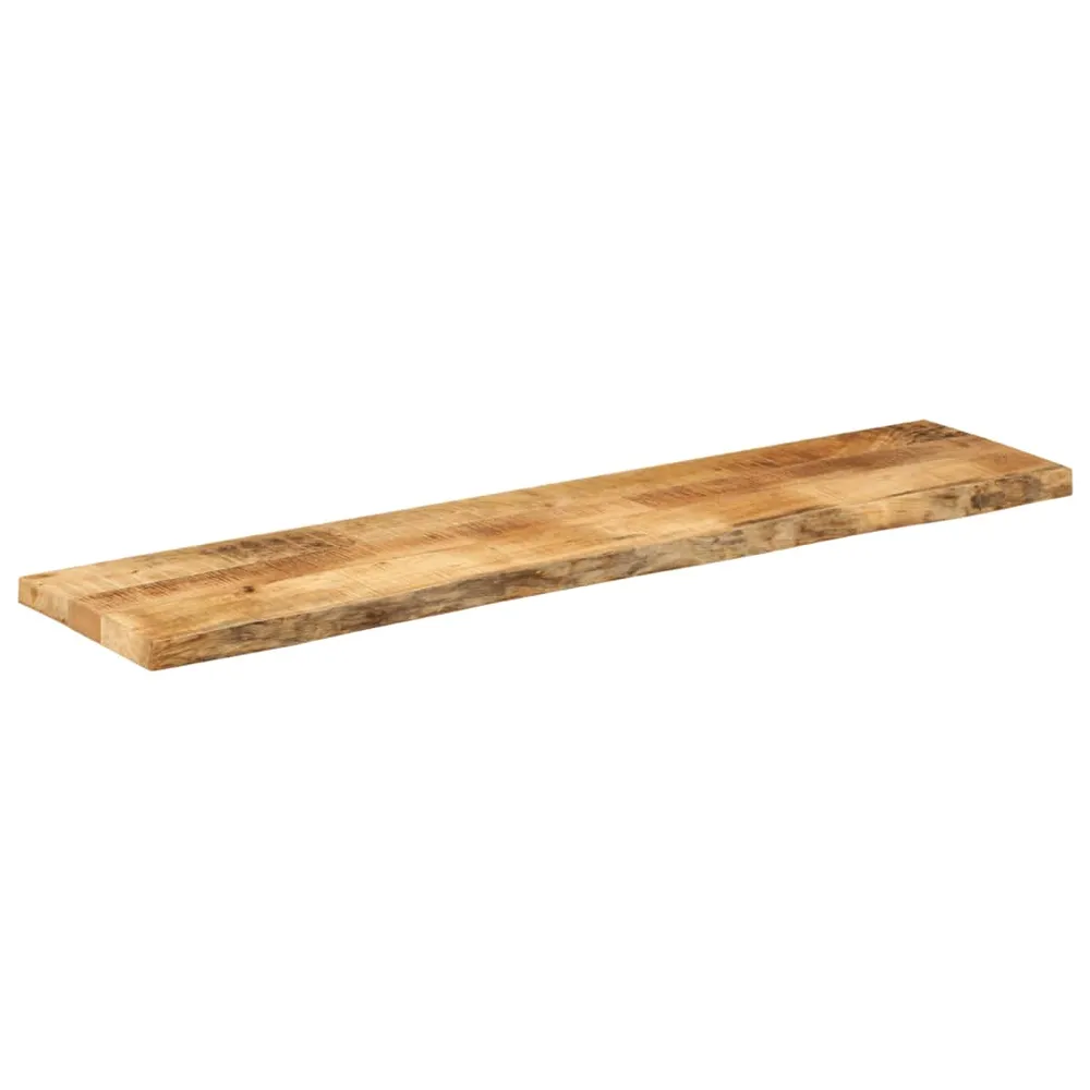Blat de masă margine naturală, 180x40x3,8 cm, lemn masiv mango
