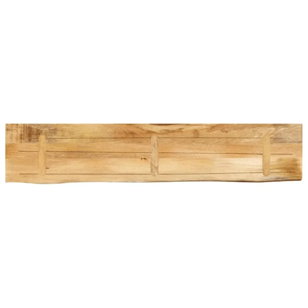 Blat de masă margine naturală, 180x40x3,8 cm, lemn masiv mango