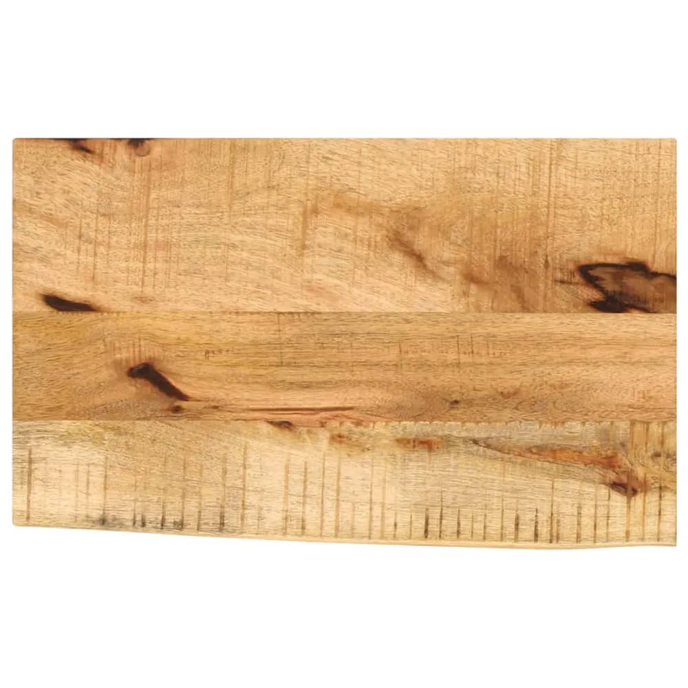 Blat de masă margine naturală, 40x20x3,8 cm, lemn masiv mango