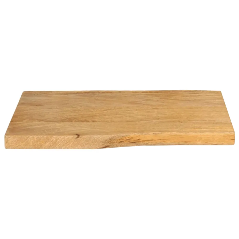 Blat masă cu margini naturale, 50x40x2,5 cm, lemn masiv mango