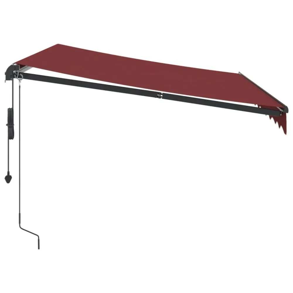 Copertina retractabilă automat, vișiniu, 300x250 cm