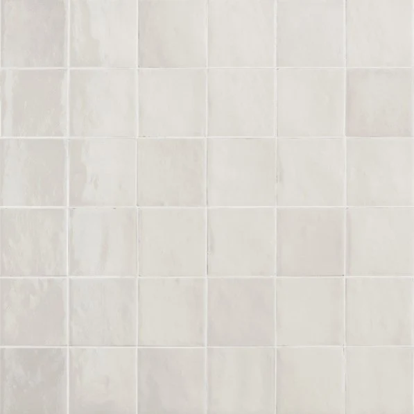 Faianta baie / bucatarie alba 10x10 cm, Marazzi Zellige Lux Gesso