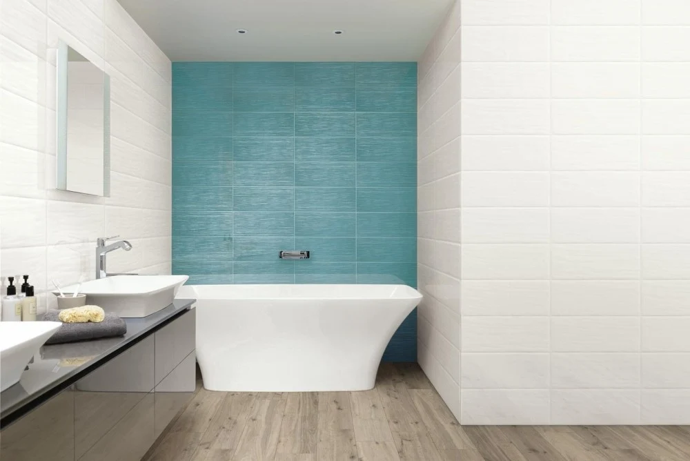 Faianta baie / bucatarie alba 20x50 cm, Marazzi Cloud Ice