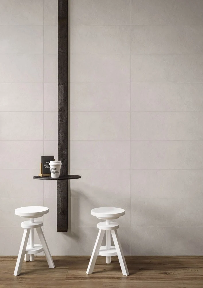 Faianta baie / bucatarie alba 25x76 cm, Marazzi Chalk Butter
