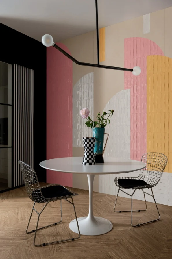Faianta baie / bucatarie alba 5.3x30 cm, Marazzi Luz Bianco