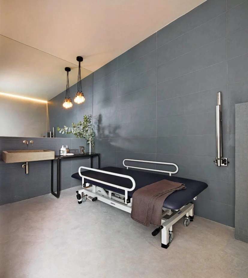 Faianta baie / bucatarie albastra 25x76 cm, Marazzi Chalk Avio Struttura Fiber 3D