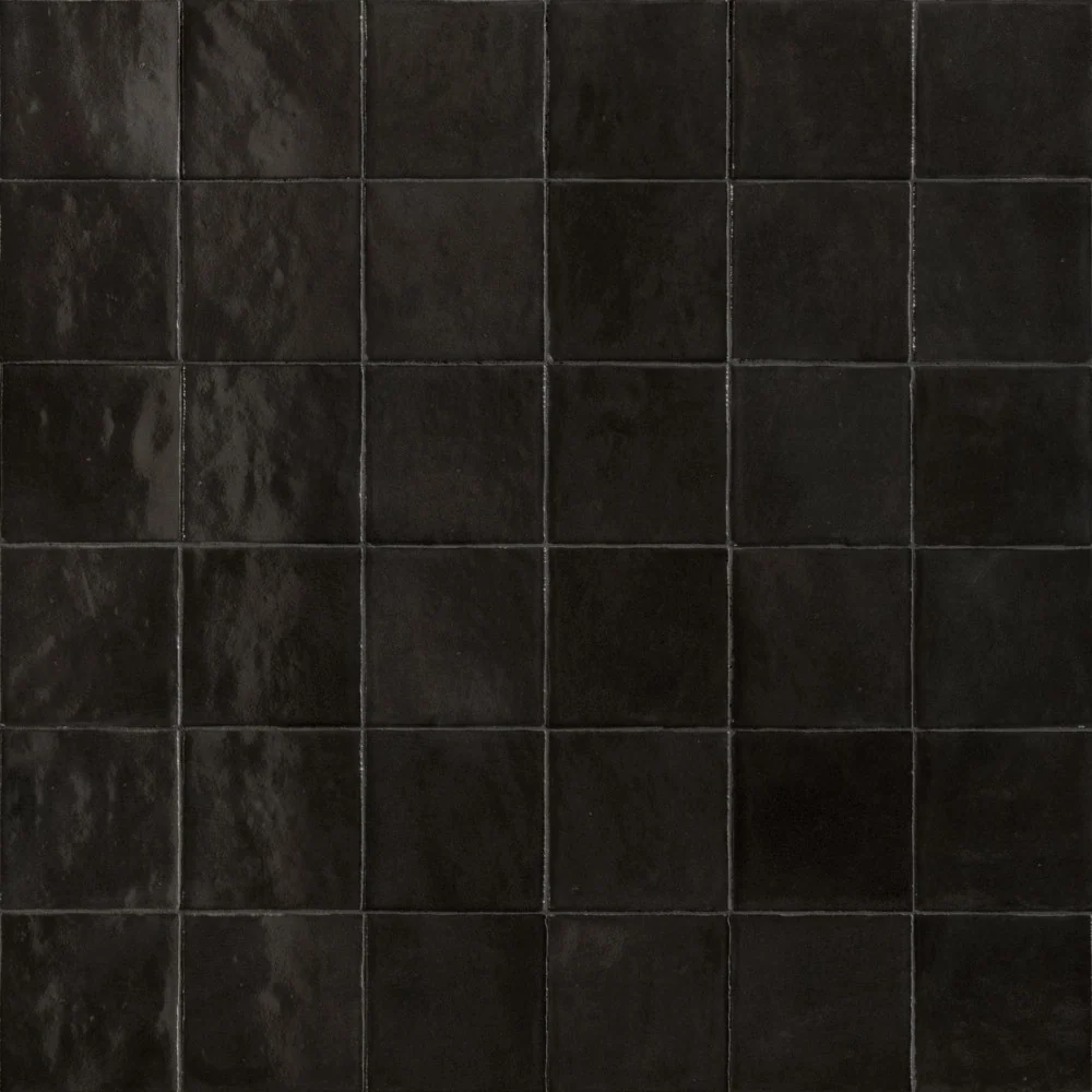 Faianta baie / bucatarie antracit 10x10 cm, Marazzi Zellige Lux Carbone