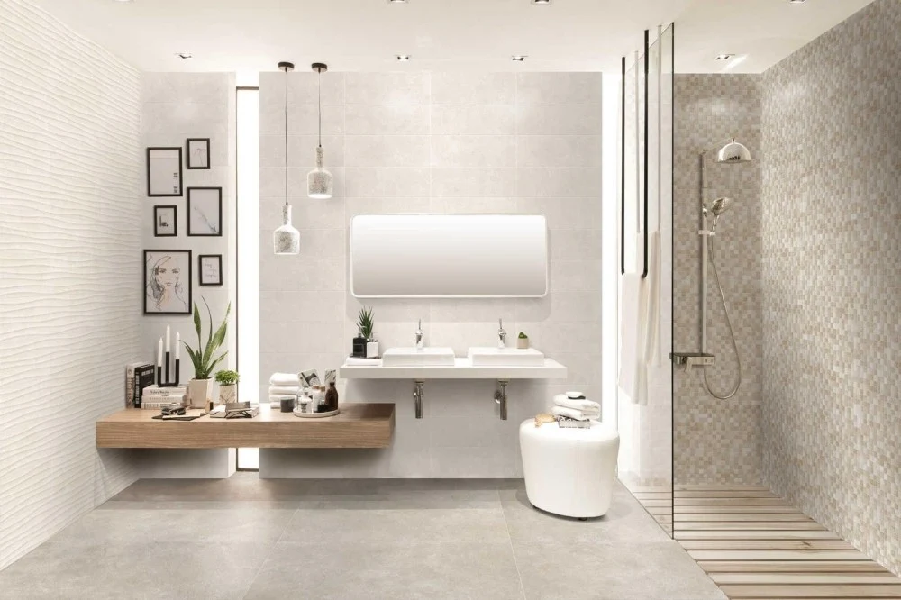 Faianta baie / bucatarie crem 20x50 cm, Marazzi Stream Ivory