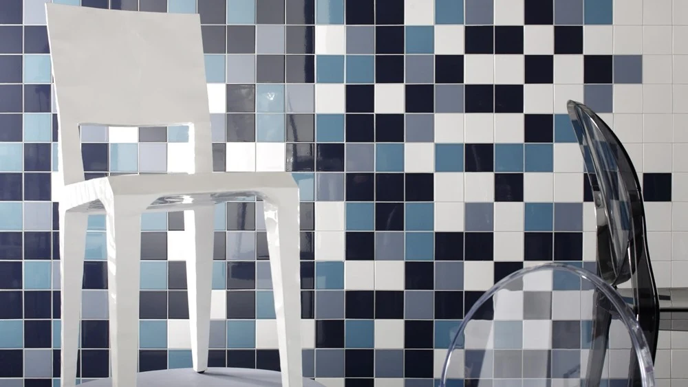 Faianta baie / bucatarie neagra 20x20 cm, Marazzi SistemC Citta Nero Dakar