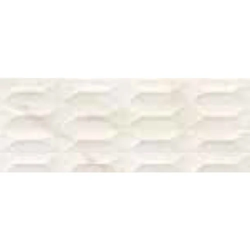 Faianta baie / bucatarie rectificata alba 30x90 cm, Marazzi Marbleplay Struttura 3D Gem Ivory