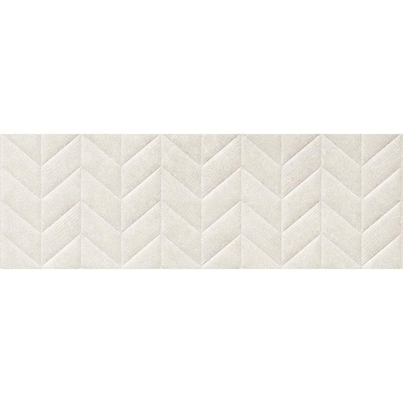 Faianta baie / bucatarie rectificata alba 30x90 cm, Marazzi Dover White Struttura Spike