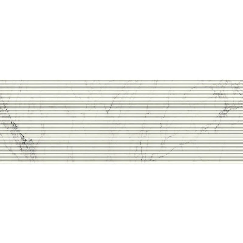 Faianta baie / bucatarie rectificata alba 60x180 cm, Marazzi Magnifica Statuario Strutturato Mikado 3D