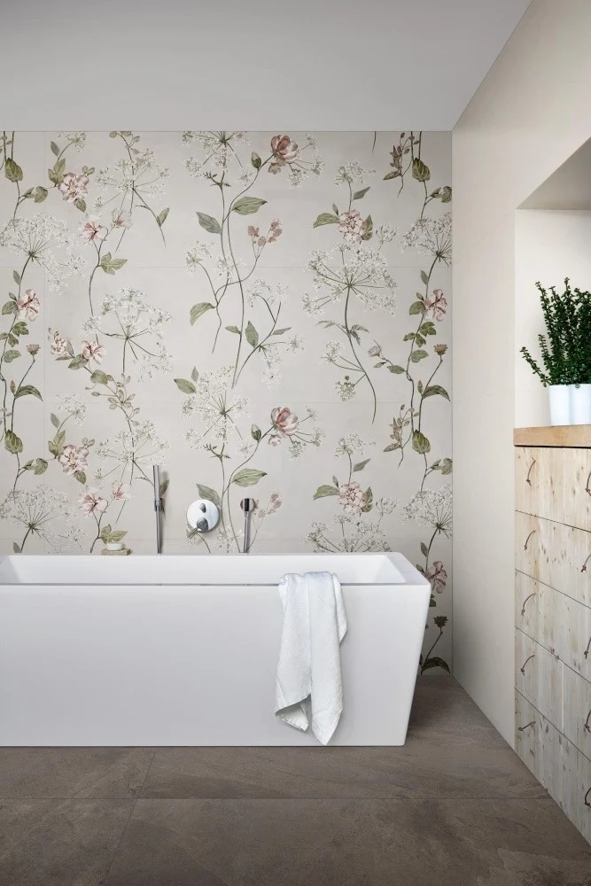 Faianta baie / bucatarie rectificata alba 60x180 cm, Marazzi White Deco White