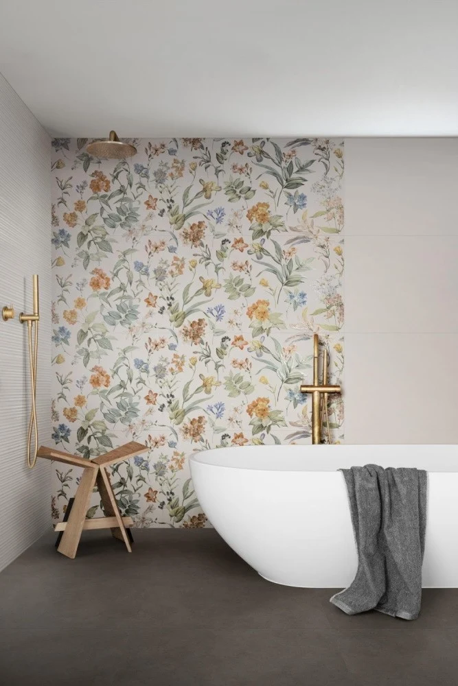 Faianta baie / bucatarie rectificata alba 60x180 cm, Marazzi White Deco White