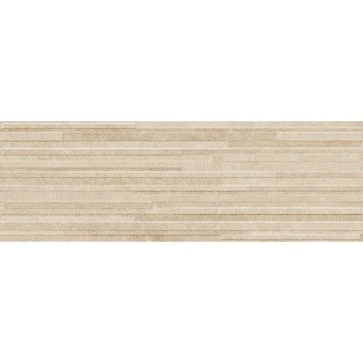 Faianta baie / bucatarie rectificata bej 30x90 cm, Marazzi Dover Beige Struttura Block