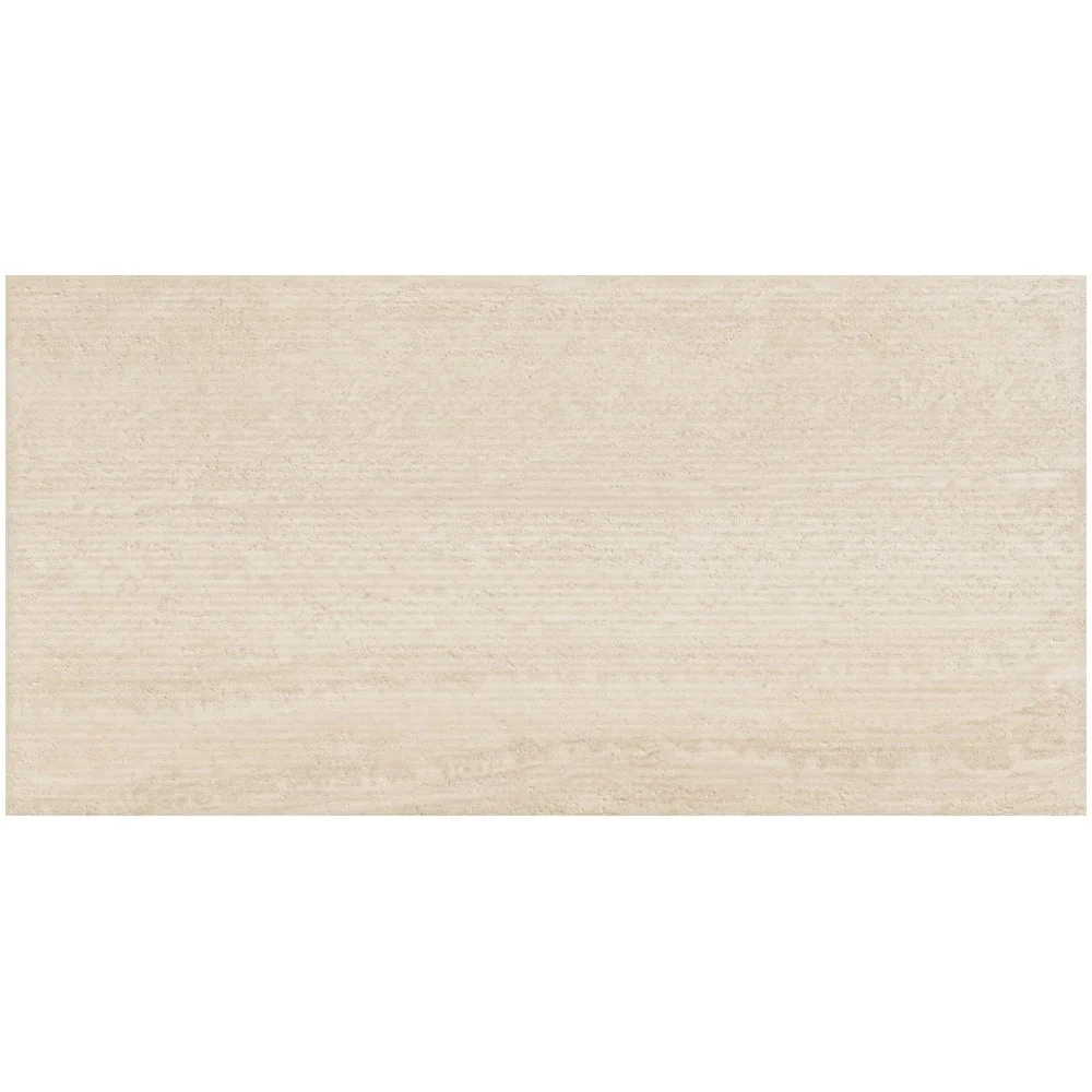 Faianta baie / bucatarie rectificata crem 60x120 cm, Marazzi Mystone Travertino Navona Struttura Scalpello 3D