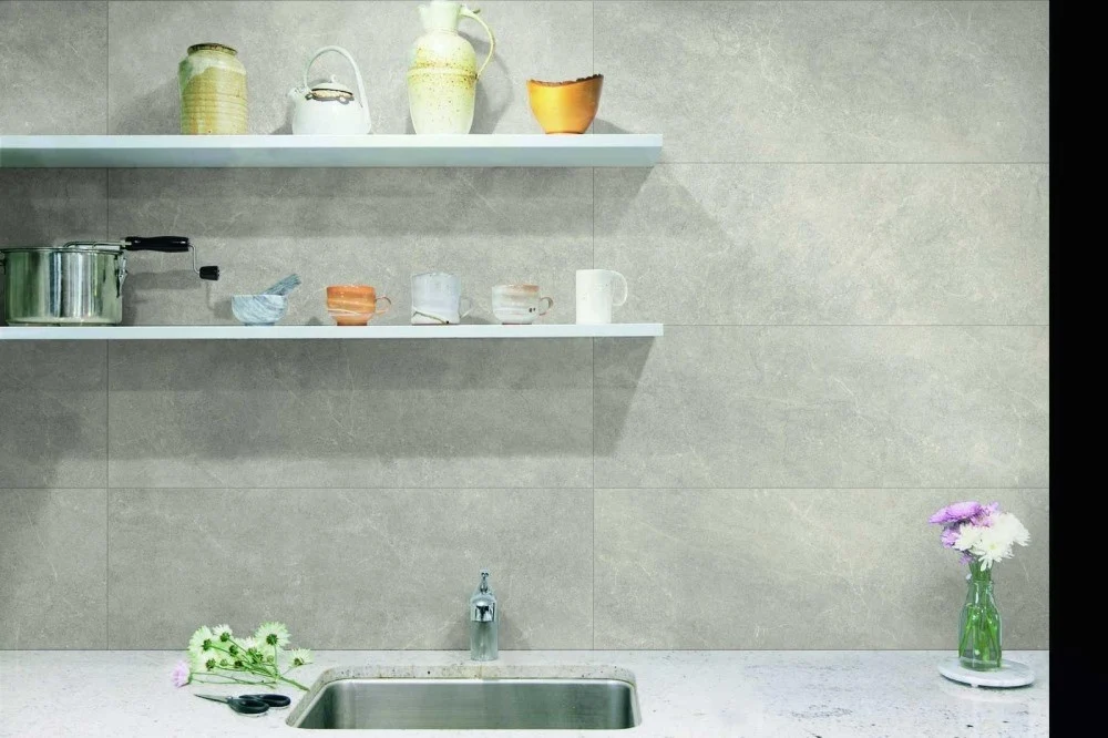 Faianta baie / bucatarie rectificata gri 30x90 cm, Marazzi Dover Grey