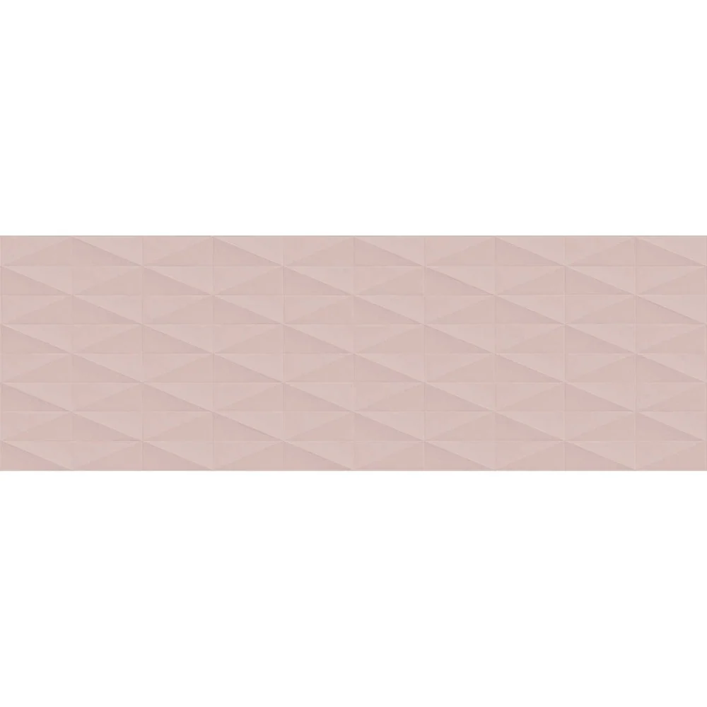 Faianta baie / bucatarie rectificata roz 40x120 cm, Marazzi Eclettica Rose Struttura Diamond 3D