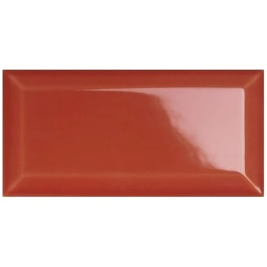 Faianta baie / bucatarie rosie lucioasa 7.5x15 cm, Marazzi Hello Diamantato Lux Red