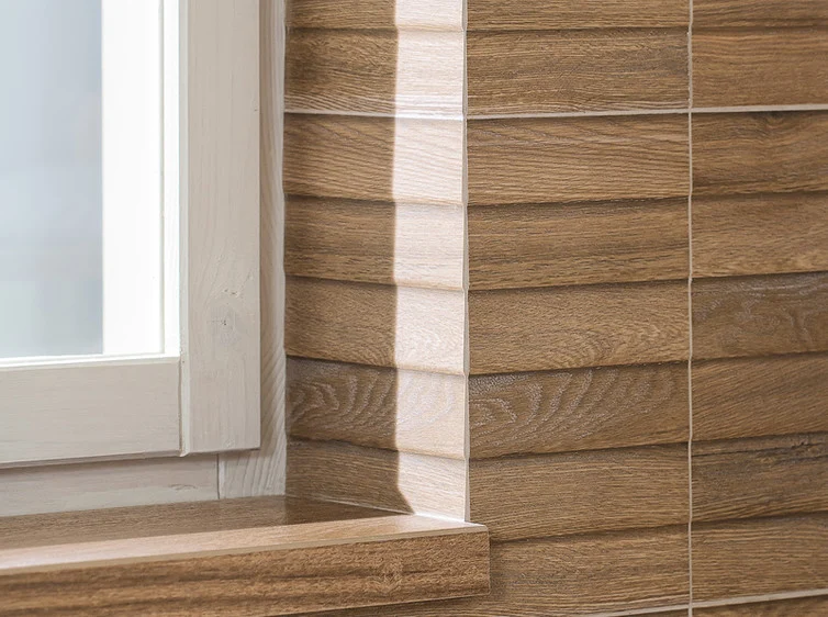 Faianta decor Rako Base Brown Relief Decor 30x90 cm