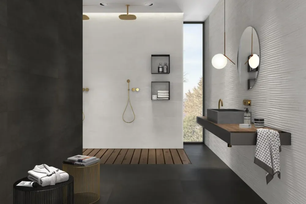 Faianta Emigres Dec Slab Negro 30x90 cm