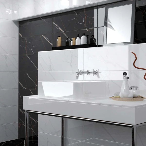 Faianta Kanjiza Luxor Black 25x75 cm