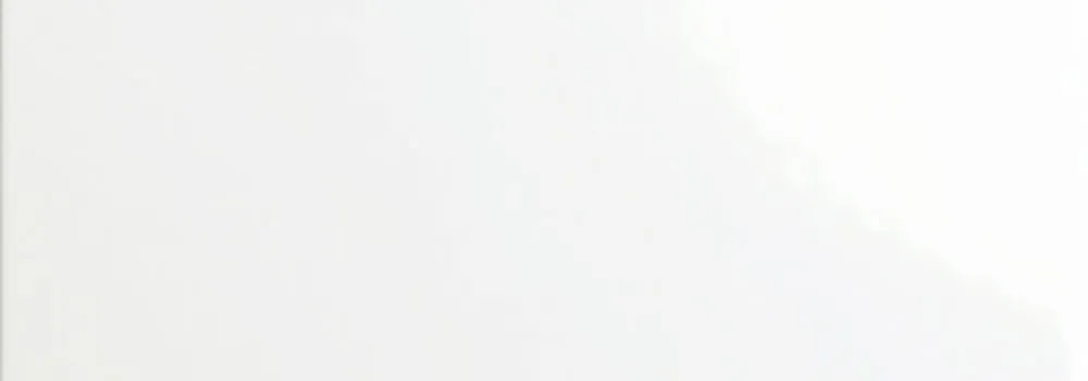Faianta Metro Ribesalbes Liso/Flat Blanco Brillo 10x30 cm lucios