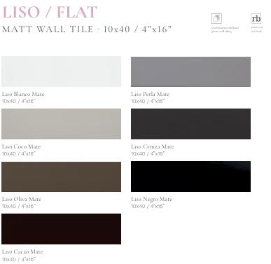 Faianta Metro Ribesalbes Liso/Flat Ceniza Mate 10x40 cm matt