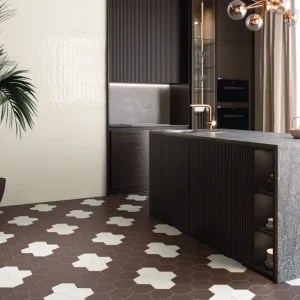 Faianta Ribesalbes Geometry Brick Creme Glossy 6x25 cm