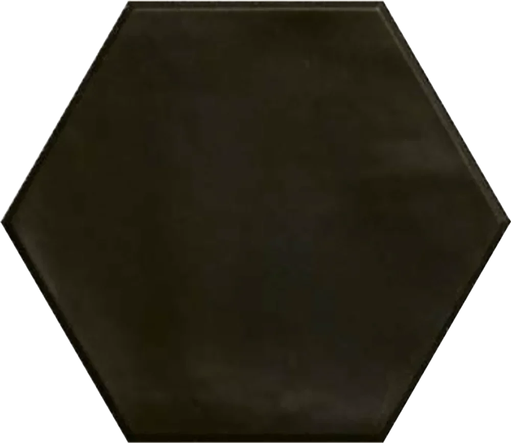 Faianta Ribesalbes Hope Brillo Glossy Hex Nero Graphito 15x17.3 cm
