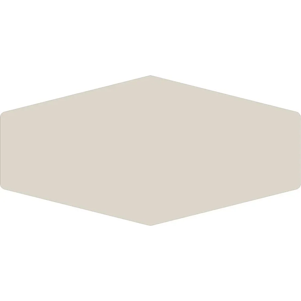 Faianta Ribesalbes Monochrome Hex Creme Glossy 10x20 cm