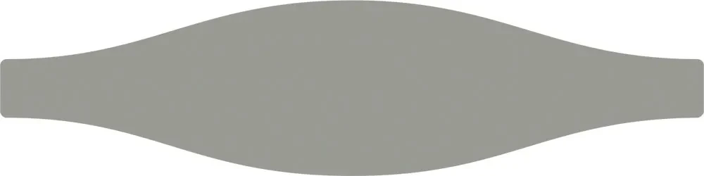 Faianta Ribesalbes Monochrome Wave Grey Glossy 7.5x30 cm