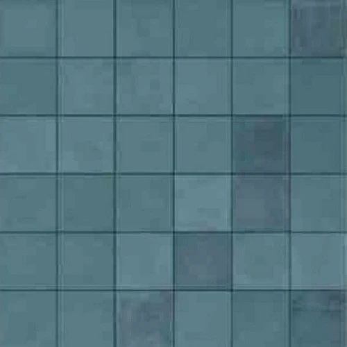 Gresie exterior / interior portelanata albastra 10x10 cm, Marazzi D_Segni Blend Azzuro