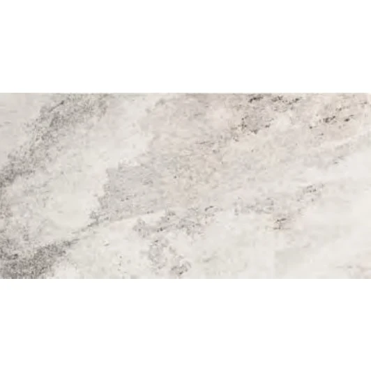 Gresie exterior / interior portelanata rectificata alba 30x120 cm, Marazzi Mystone Quarzite Ghiaccio