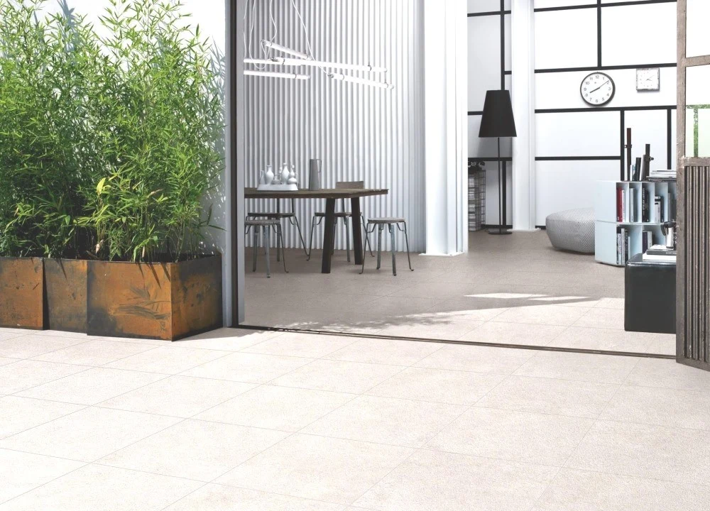 Gresie exterior / interior portelanata rectificata alba 60x60 cm, Marazzi Work White