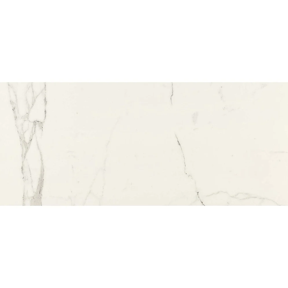 Gresie exterior / interior portelanata rectificata alba 60x120 cm, Marazzi Marbleplay White