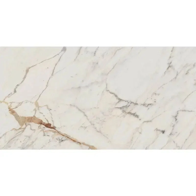 Gresie exterior / interior portelanata rectificata alba 75x150 cm, Marazzi Allmarble Golden White