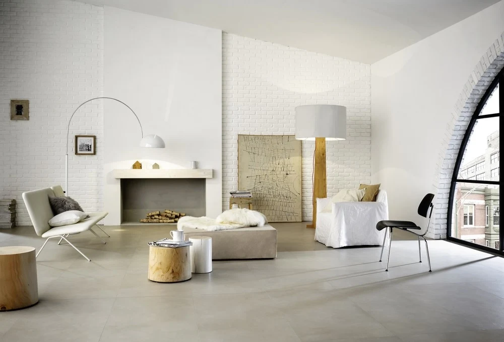 Gresie exterior / interior portelanata rectificata bej 60x120 cm, Marazzi Block Beige
